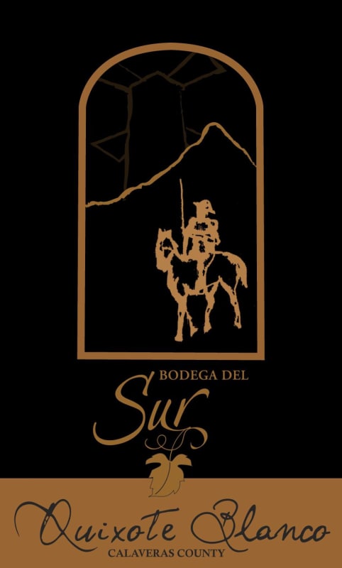 Bodega del Sur Quixote Blanco 2013 Front Label