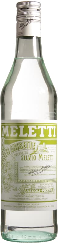 Meletti Anisette Liqueur Front Bottle Shot