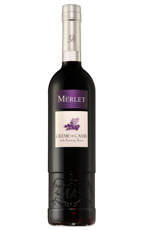 Merlet Creme de Cassis Liqueur (375ML half-bottle) Front Bottle Shot