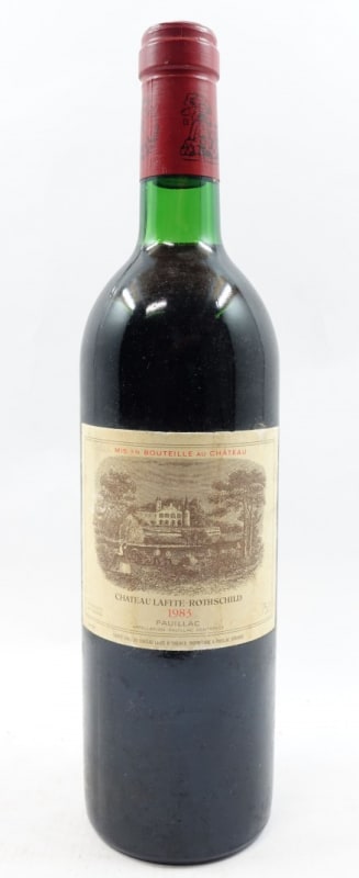Chateau Lafite Rothschild (bin soiled label) 1983 Front Bottle Shot