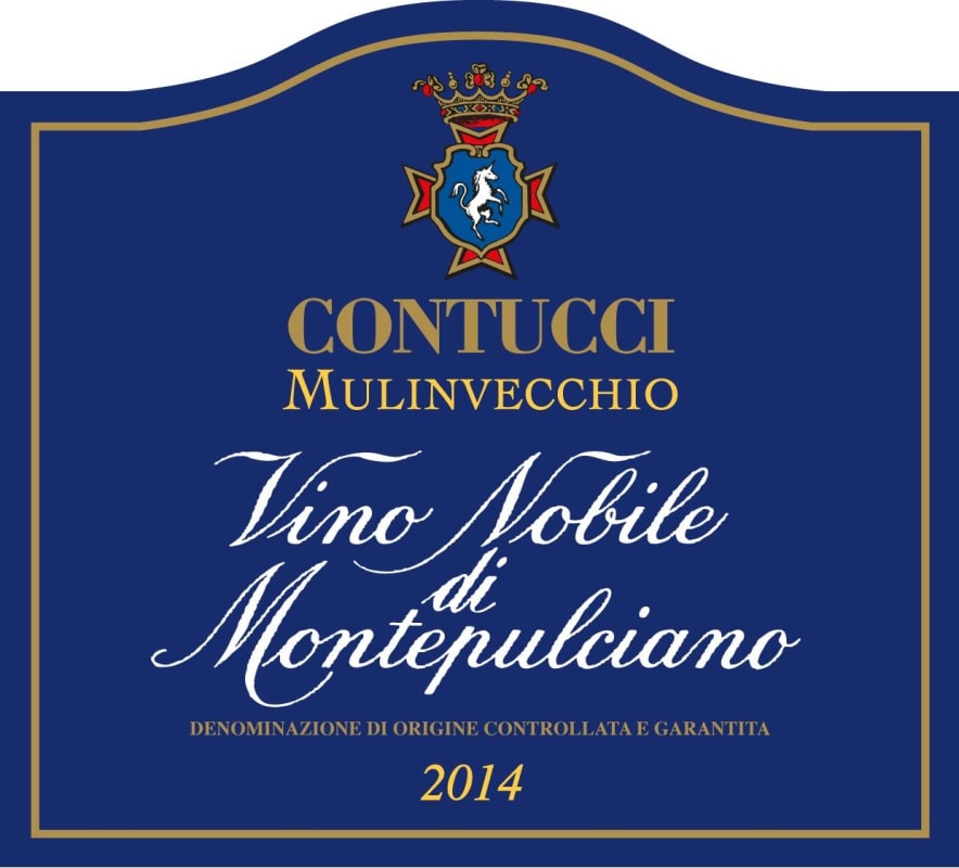 Azienda Agricola Contucci Vino Nobile di Montepulciano Mulinvecchio 2014 Front Label