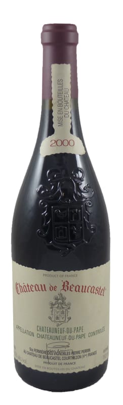 Chateau de Beaucastel Hommage Jacques Perrin Chateauneuf-du-Pape (1.5 Liter Magnum) 2000 Front Bottle Shot