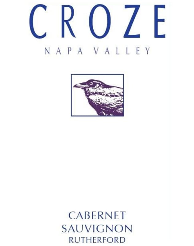 Croze Rutherford Cabernet Sauvignon 2016 Front Label