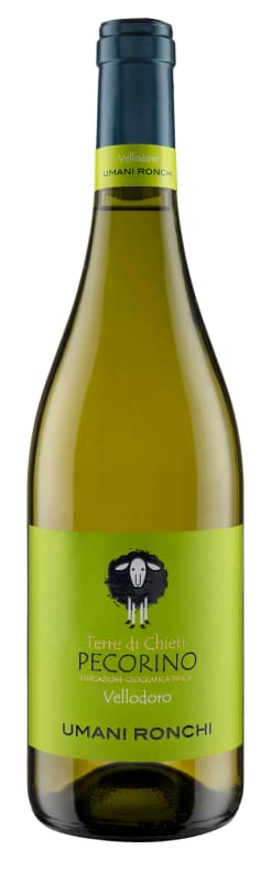 Umani Ronchi Terre di Chieti Vellodoro Pecorino 2024 Front Bottle Shot