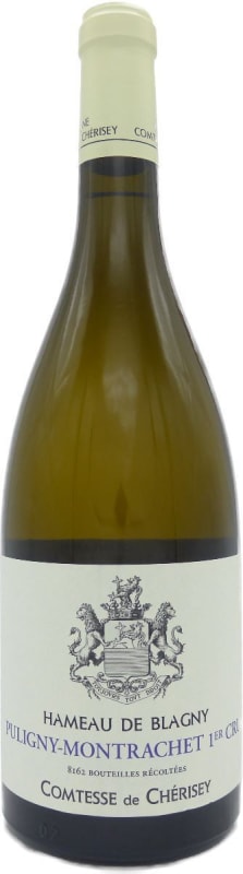 Domaine Comtesse de Cherisey Puligny-Montrachet Hameau de Blagny Premier Cru 2018 Front Bottle Shot