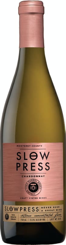 Slow Press Chardonnay 2021 Front Bottle Shot