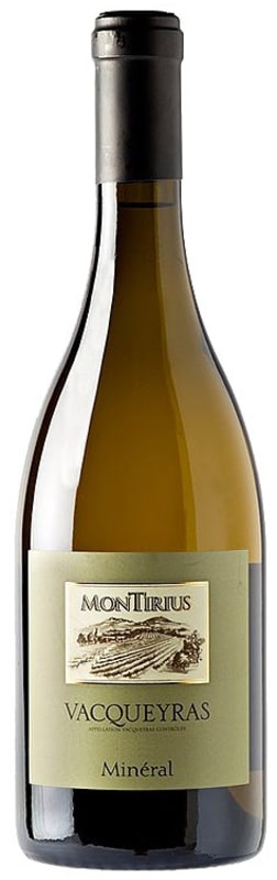 Montirius Vacqueyras Mineral Blanc 2018 Front Bottle Shot