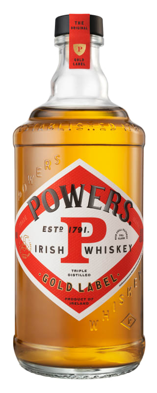 Powers Gold Label Irish Whiskey Front Bottle Shot