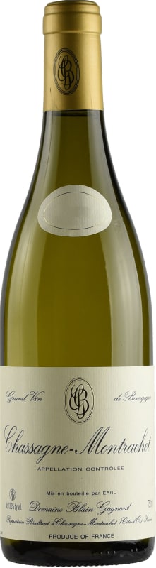 Domaine Blain-Gagnard Chassagne-Montrachet Blanc 2020 Front Bottle Shot