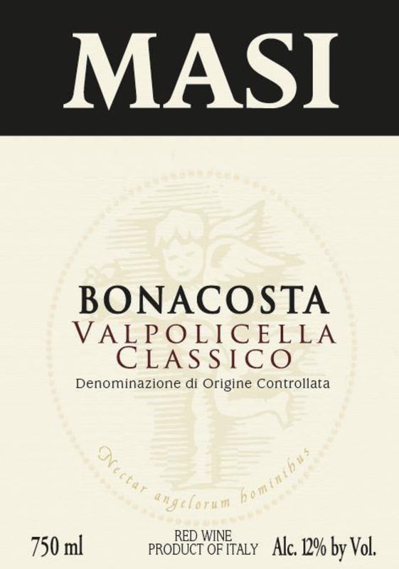 Masi Bonacosta Valpolicella 2017 Front Label