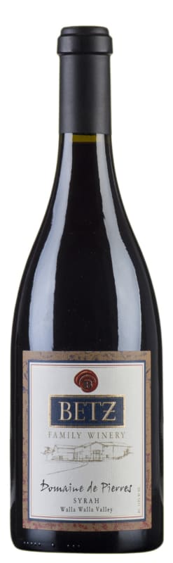 Betz Family Winery Domaine de Pierres Syrah 2018 Front Bottle Shot