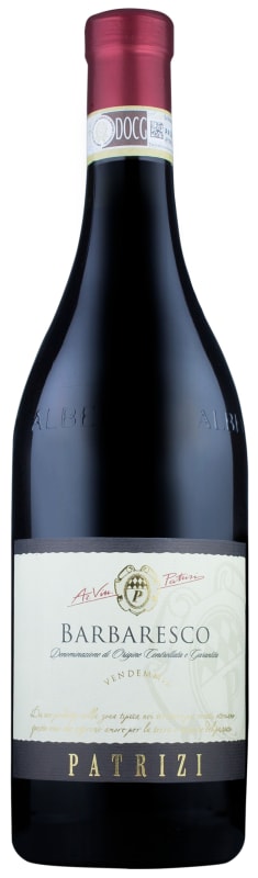 Patrizi Barbaresco 2022 Front Bottle Shot