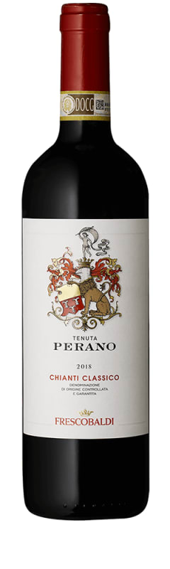 Frescobaldi Tenuta Perano Chianti Classico 2018 Front Bottle Shot