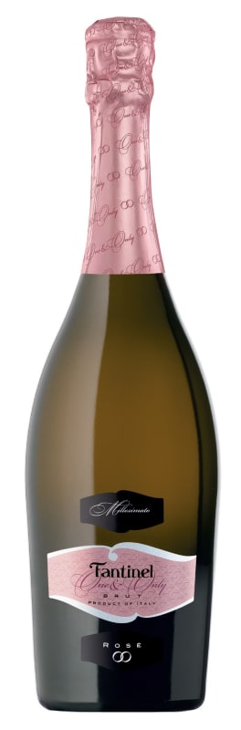 Fantinel One and Only Brut Rose 2020 Front Bottle Shot