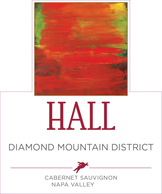 Hall Diamond Mountain District Cabernet Sauvignon 2018 Front Label