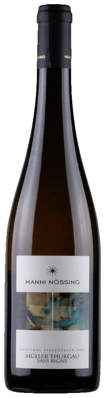 Manni Nossing Sudtirol Eisacktaler Sass Rigais Muller Thurgau 2023 Front Bottle Shot
