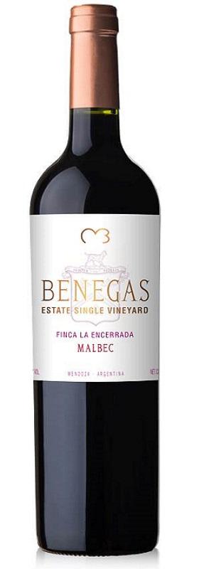 Bodega Benegas Single Vineyard Malbec 2018 Front Bottle Shot
