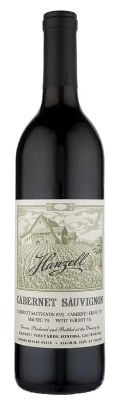 Hanzell Estate Cabernet Sauvignon 2020 Front Bottle Shot