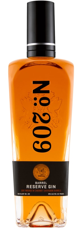 No. 209 Cabernet Sauvignon Barrel Reserve Gin Front Bottle Shot