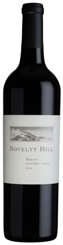Novelty Hill Merlot 2014 Front Bottle Shot