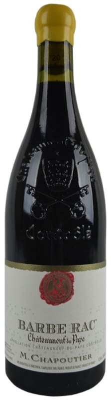 M. Chapoutier Chateauneuf-du-Pape Barbe Rac 2006 Front Bottle Shot