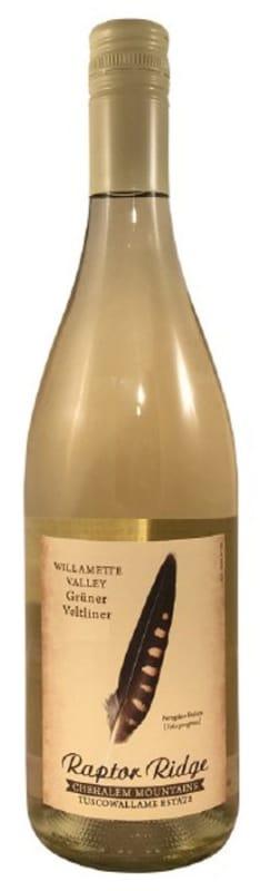 Raptor Ridge Estate Gruner Veltliner 2020 Front Bottle Shot