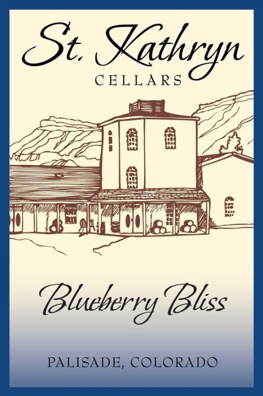 St. Kathryn Cellars Blueberry Bliss Front Label
