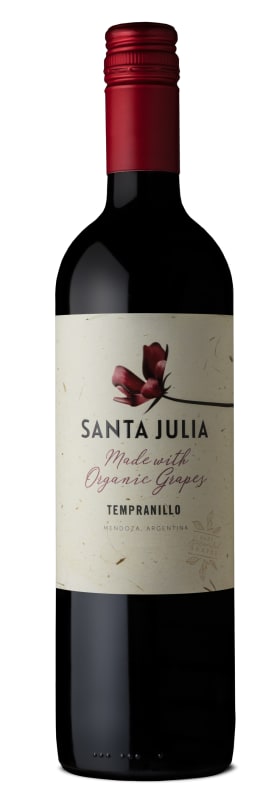 Santa Julia Organic Tempranillo 2018 Front Bottle Shot