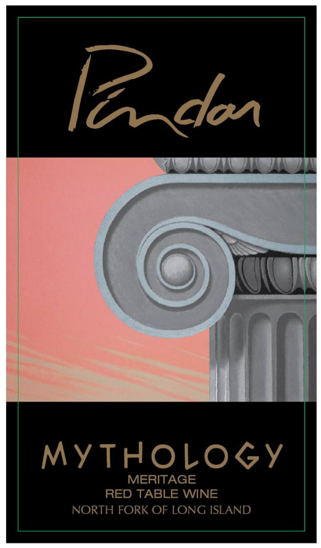 Pindar Mythology Meritage 2014 Front Label