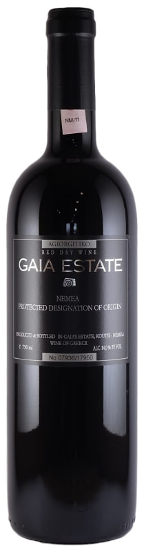 Gaia Estate Red 2016 Front Bottle Shot