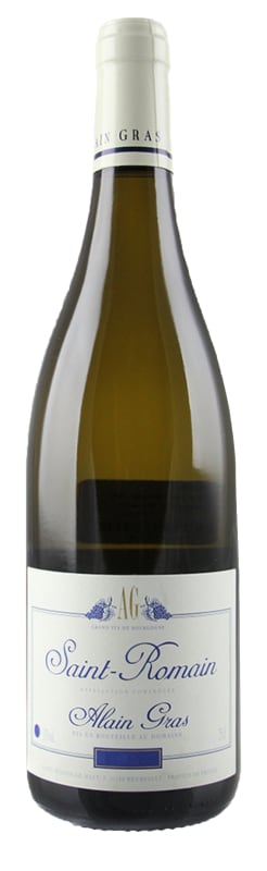 Alain Gras Saint-Romain Blanc 2019 Front Bottle Shot