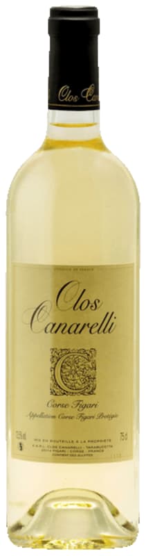 Clos Canarelli Corse Figari Blanc 2024 Front Bottle Shot