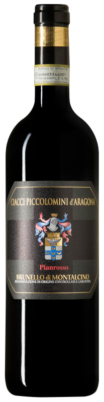 Ciacci Piccolomini d'Aragona Brunello di Montalcino Pianrosso 2017 Front Bottle Shot