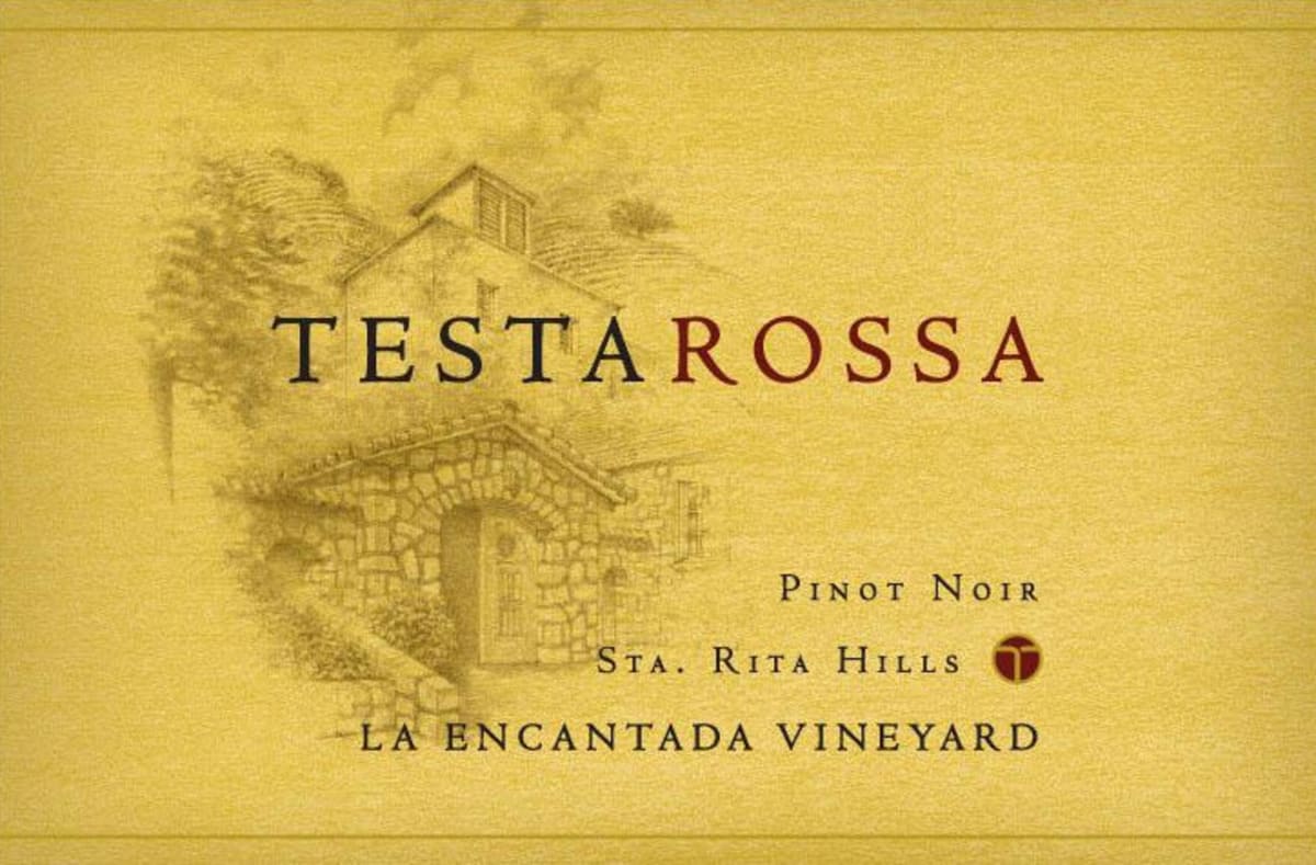 Testarossa La Encantada Vineyard Pinot Noir 2014 Front Label