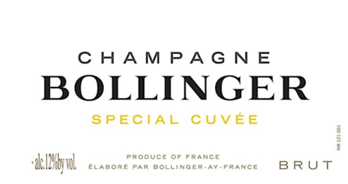 Bollinger Brut Special Cuvee (3 Liter Bottle) Front Label