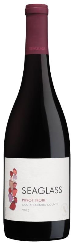 SeaGlass Pinot Noir 2015 Front Bottle Shot
