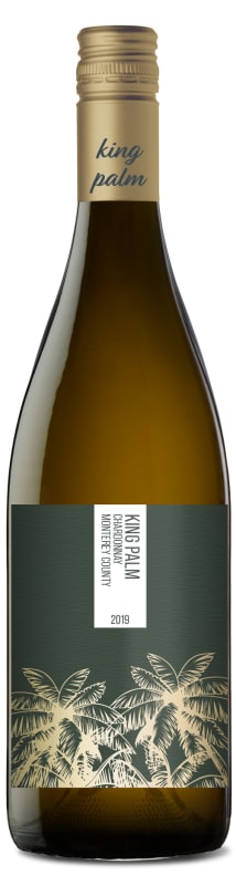 King Palm Chardonnay 2019 Front Bottle Shot