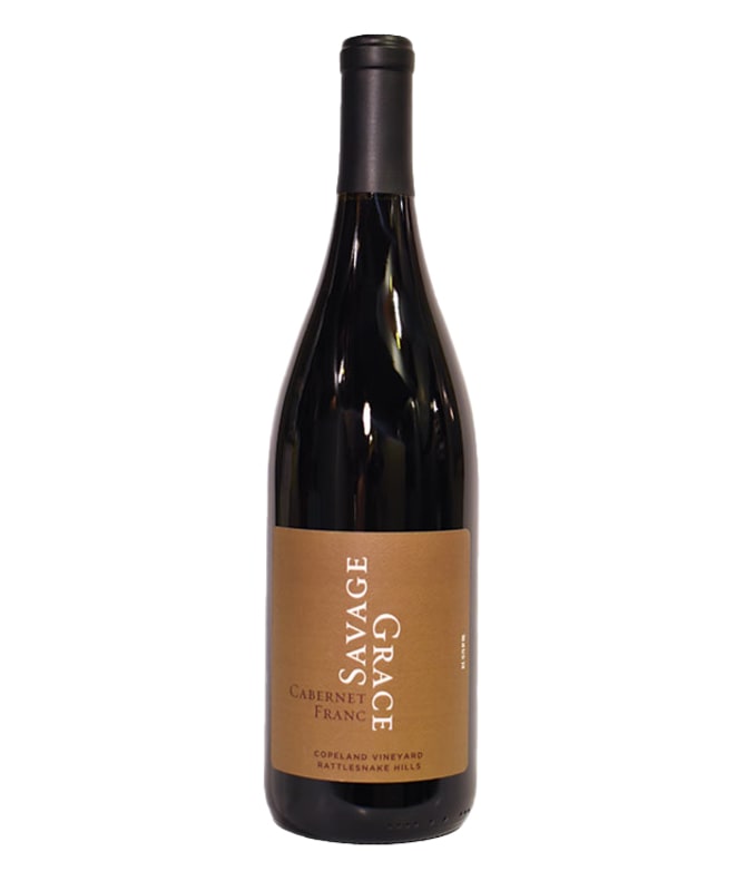 Savage Grace Wines Copeland Vineyard Cabernet Franc 2018 Front Bottle Shot