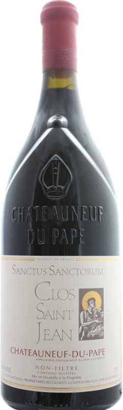 Clos Saint Jean Sanctus Sanctorum (1.5 Liter Magnum) 2016 Front Bottle Shot