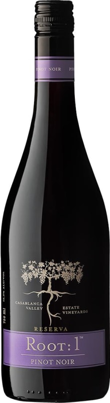 Root:1 Pinot Noir Reserva 2019 Front Bottle Shot
