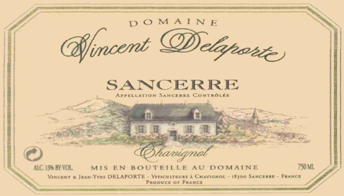 Domaine Delaporte Sancerre Chavignol Rouge 2012 Front Label