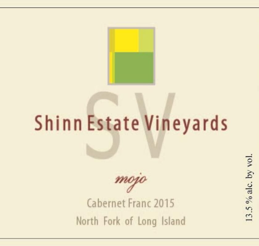 Shinn Estate Vineyards Mojo Cabernet Franc 2015 Front Label