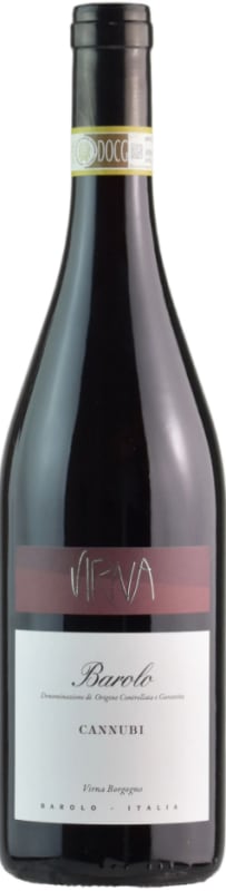 Virna Borgogno Barolo Cannubi 2016 Front Bottle Shot