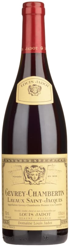 Louis Jadot Gevrey-Chambertin Lavaux Saint-Jacques Premier Cru 2018 Front Bottle Shot
