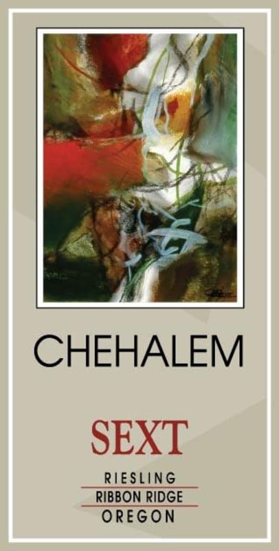 Chehalem Ridgecrest Vineyards Sext Riesling 2012 Front Label