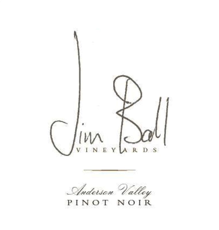 Jim Ball Vineyards Signature Pinot Noir 2009 Front Label