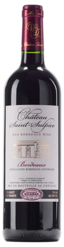 Chateau Saint Sulpice Rouge 2014 Front Bottle Shot