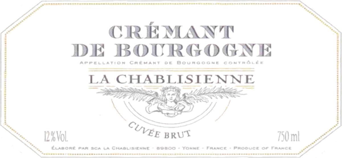 La Chablisienne Cremant de Bourgogne Cuvee Brut 2006 Front Label