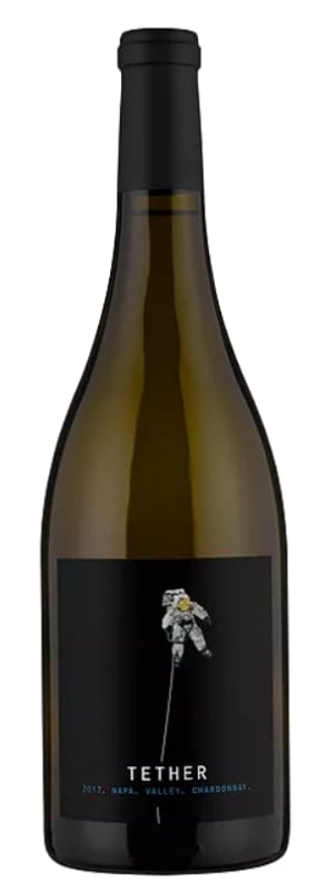 Tether Chardonnay 2019 Front Bottle Shot