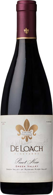 DeLoach Green Valley Pinot Noir 2016 Front Bottle Shot